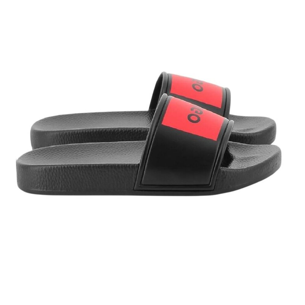 Hugo Boss Childrens/Kids Logo Sliders / Black